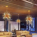 GobekUsa Dandelion Sea Urchin Chandelier LED Indoor Lighting.