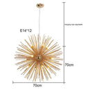 GobekUsa Dandelion Sea Urchin Chandelier LED Indoor Lighting.