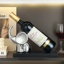 GobekUsa Elephant Wine Rack Table Ornament Home Decor Sculpture Craft Art