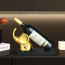 GobekUsa Elephant Wine Rack Table Ornament Home Decor Sculpture Craft Art