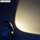 GobekUsa LED Silver Finish Bedroom Wall Sconce with Crystal Shade - Warm & White Lighting