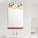 GobekUsa Modern Flower Shade Vanity Wall Light Fixture - Clear Glass, Silver Finish, 2/3 Lights - Ideal for Bathroom - 12"/18" W