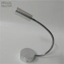Modern silver flexible led wall lamp bedroom reading sconce by Decorbites