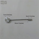 Modern silver flexible led wall lamp bedroom reading sconce by Decorbites