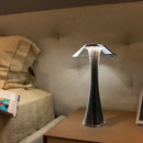 GobekUsa Crystal Diamond Touch Table Lamp: USB Charging Night Light for Bar, Restaurant, Bedside