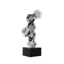 GobekUsa Geometric Crystal Ball Desk Ornament: Abstract Crafts Crystal Artwork for Aesthetic Room Decor