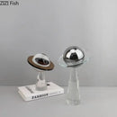 GobekUsa Geometric Crystal Star Desk Sculpture - Room Aesthetic Decor