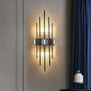 GobekUsa Crystal Strip LED Wall Lamp for Living Room, Bedroom, Study, Balcony Lighting