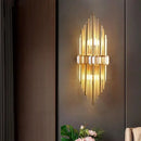 GobekUsa Crystal Strip LED Wall Lamp for Living Room, Bedroom, Study, Balcony Lighting