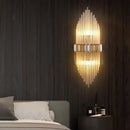 GobekUsa Crystal Strip LED Wall Lamp for Living Room, Bedroom, Study, Balcony Lighting