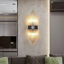 GobekUsa Crystal Strip LED Wall Lamp for Living Room, Bedroom, Study, Balcony Lighting