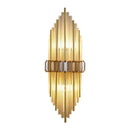 GobekUsa Crystal Strip LED Wall Lamp for Living Room, Bedroom, Study, Balcony Lighting