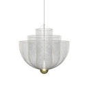 GobekUsa Geometric Iron Chandelier | Nordic Loft Pendant Light Fixture