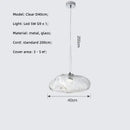 GobekUsa Glass LED Chandelier Lighting for Modern Stairs, Dining Room, and Home Bar