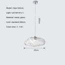 GobekUsa Glass LED Chandelier Lighting for Modern Stairs, Dining Room, and Home Bar