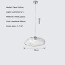 GobekUsa Glass LED Chandelier Lighting for Modern Stairs, Dining Room, and Home Bar