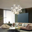 GobekUsa Glass Pinecone LED Chandelier: Modern Art Deco Pendant Lighting