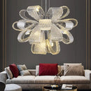 GobekUsa Glass Pinecone LED Chandelier: Modern Art Deco Pendant Lighting