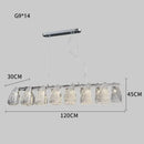 GobekUsa Glass Pinecone LED Chandelier: Modern Art Deco Pendant Lighting