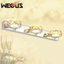 GobekUsa Crystal Bedroom Mirror Light LED Wall Lamps Waterproof IC Driver AC110V / 220V