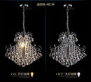 GobekUsa Crystal Chandelier: Modern Silver/Gold Lustre De Cristal Pendant Light for Living Room
