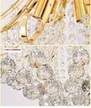 GobekUsa Crystal Chandelier: Modern Silver/Gold Lustre De Cristal Pendant Light for Living Room
