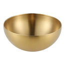 Modern silver & gold stainless steel mixing bowls kitchen set by Decorbites