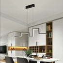 GobekUsa 31.5"/39" Linear Kitchen Island LED Pendant Light - Minimalistic Metal Design in Black/Grey, Warm/White