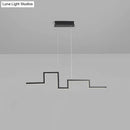GobekUsa 31.5"/39" Linear Kitchen Island LED Pendant Light - Minimalistic Metal Design in Black/Grey, Warm/White