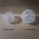 Modern silver mesh decorbites glass lampshade living room light cover by Decorbites