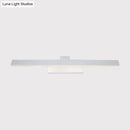 GobekUsa Modern Streamlined LED Vanity Wall Light - White Metal Shade, Warm/White Light, 17"/23" L
