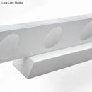 GobekUsa Oblong Bathroom LED Vanity Light Acrylic 4/6 Lights Simplicity Wall Mounted Mirror Lighting in Warm/White