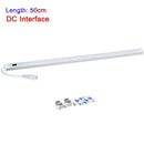 Modern silver rectangular led cabinet light with hand sweep switch kitchen by Decorbites