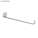 GobekUsa Nordic LED Vanity Light: Acrylic Bathroom Wall Sconce, Flush Mount, White
