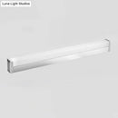 GobekUsa Modern LED Silver Vanity Wall Sconce Light in Warm/White for Bathroom