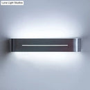 GobekUsa 11"/15" Modern LED Wall Washer Light - Silver Rectangular Sconce Fixture with Aluminum Shade, Warm/White Light
