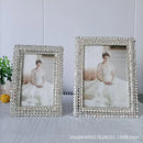 GobekUsa Diamond Metal Picture Frame: Fashionable Desktop Décor & Birthday Gift