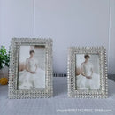 GobekUsa Diamond Metal Picture Frame: Fashionable Desktop Décor & Birthday Gift