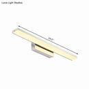 GobekUsa Dia Slim Vanity Lighting Acrylic LED Wall Sconce Lamp: 16.5"/20.5" Diameter, Minimalistic Design, Silver Finish, Warm/White Light for Bathroom