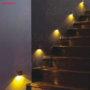 Modern silver square wall lamp – living room solar led light by Decorbites
