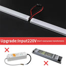 Modern silver u-shape led bar strip light kitchen under cabinet tube by Decorbites