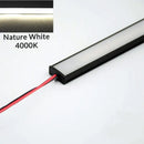 Modern silver u-shape led bar strip light kitchen under cabinet tube by Decorbites