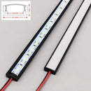 Modern silver u-shape led bar strip light kitchen under cabinet tube by Decorbites