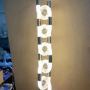 GobekUsa Crystal Gold Chain Chandelier Ceiling Lamp for Home Décor