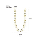 GobekUsa Crystal Gold Chain Chandelier Ceiling Lamp for Home Décor