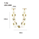 GobekUsa Crystal Gold Chain Chandelier Ceiling Lamp for Home Décor