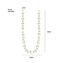 GobekUsa Crystal Gold Chain Chandelier Ceiling Lamp for Home Décor