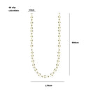 GobekUsa Crystal Gold Chain Chandelier Ceiling Lamp for Home Décor