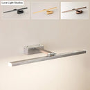 GobekUsa Rotatable LED Vanity Mirror Light: Sleek Metal Linear Wall Sconce for Bathrooms