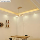 GobekUsa Reclaimed Wood Pendant Light Fixture - 3-Light Rectangle Island Lamp in Beige for Dining Room